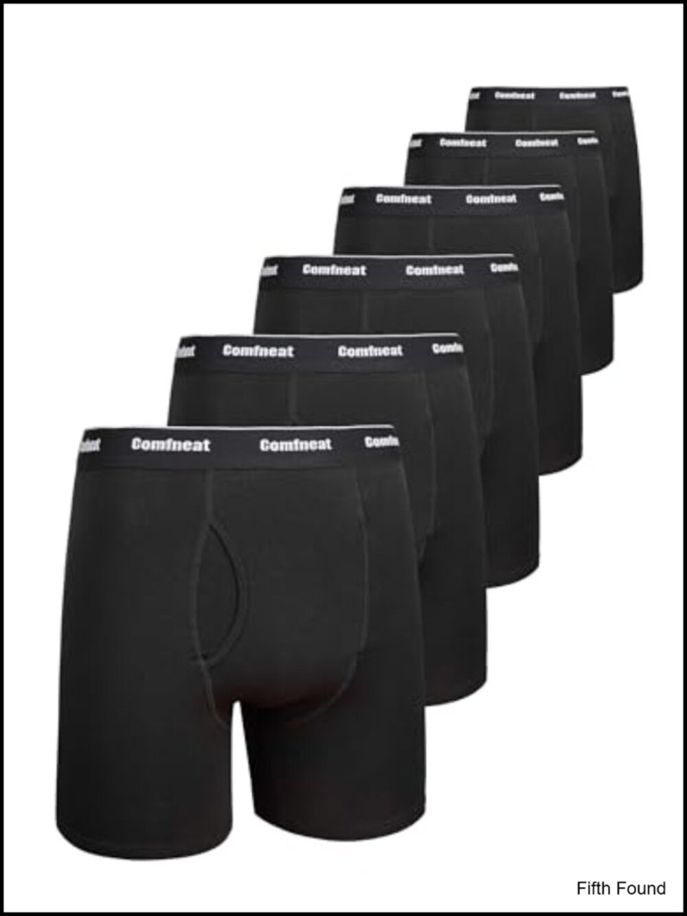 7-Pack Men's Cotton Boxer Briefs Pack Underwear Breathable Mid Rise